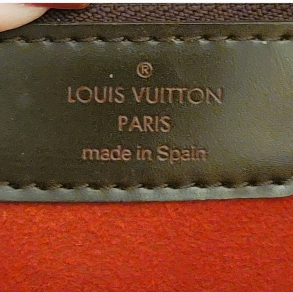 Louis Vuitton Brown Checkered Women's Damier Ebene Bag - Picture 5 of 13